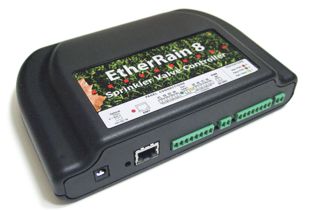 EtherRain Ethernet Internet sprinkler controller Image